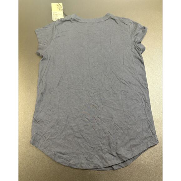 Zadig & Voltaire NWT Flaw Woop Amour Navy Cotton Tee X-Size Small MSRP $138 - Picture 8 of 10